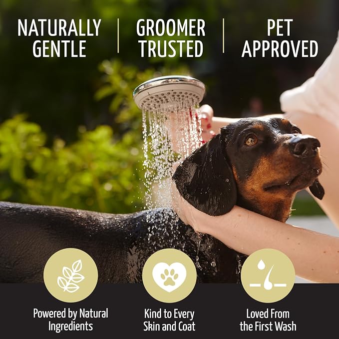 Tauro Pro Line Puppy Shampoo for Sensitive Skin, Natural Hypoallergenic Dog Shampoo for Smelly Dogs, Dog Wash Suitable for Cats (13.5 Fl Oz)