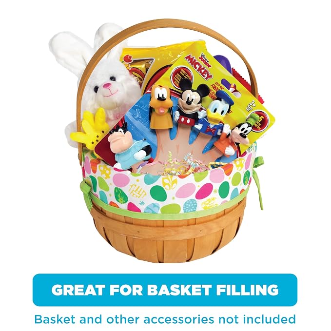 Disney Mickey & Friends 10-Piece Finger Puppet Set - Party Favors, Educational Story Time, Floating Pool & Beach Toys