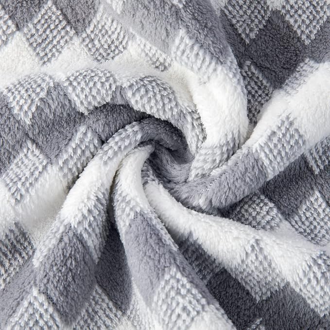Gray Hand Towels Set 2 Pack-16“x31” Ultra Soft Microfibers Bathroom Towel Set Highly Absorbent Quick Dry Luxury Premium Towel Lightweight Cozy Durable Hand Towel Collection Hotel Spa Gym Kitchen