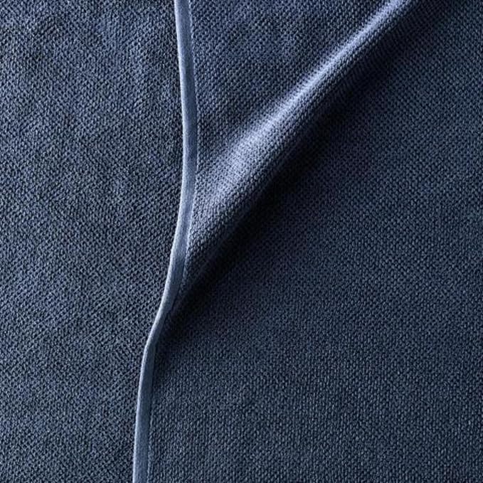 Organic Cotton Textured Towels - Navy - 2 Bath Sheets