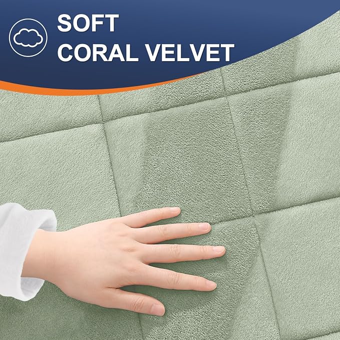 OLANLY Memory Foam Bath Mat 36x24, Ultra Soft and Absorbent Bathroom Rugs, Machine Washable, Comfortable Bath Carpet for Bathroom Floor, Tub and Shower, Sage Green