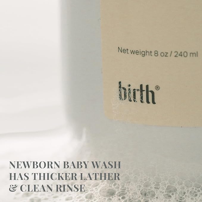 Birth's Baby Shampoo & Wash | Kids Body Wash for Sensitive Skin | Gentle Eczema Body Wash for Kids & Infants, Clean Baby Soap - 16oz