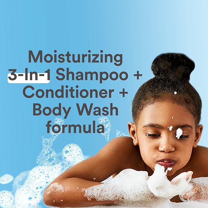 Suave Kids 3-in-1 Shampoo Conditioner Body Wash Purely Fun Makes Bath Time Quick and Easy,Paraben Free and Dermatologist Tested Kids Shampoo 3 in 1 Formula 28 Fl Oz,(Pack of 8)