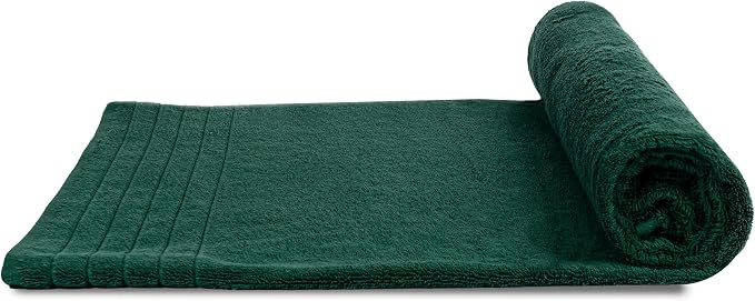 Tens Towels Pack of 2 Extra Large Bath Sheets 35 x 70 Inches, 100% Cotton, Larger & Lighter Weight, Quicker to Dry, Super Soft & Absorbent, Oversized Bath Towels, Hunter Green