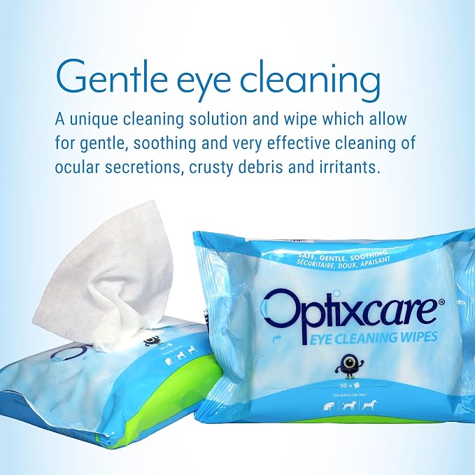 Optixcare Eye Cleaning Wipes (50 Count)