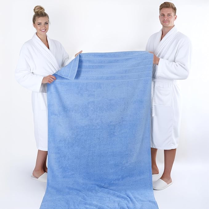 American Soft Linen 100% Cotton Luxury Turkish Towels, 35x70 XL Bath Sheet | Soft Absorbent Quick Dry OEKO Tex Standard 100 Certificated Durable Machine Washable Breathable Premium Hotel Quality