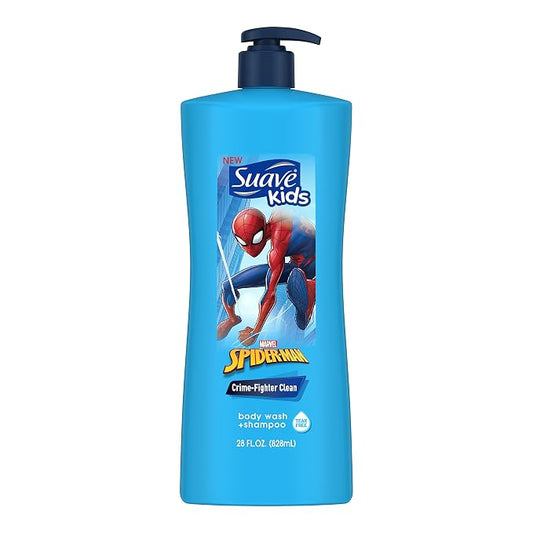 Suave Kids Body Wash and Shampoo, Refresh Star Wars BB-8 Fresh, 28 Ounce