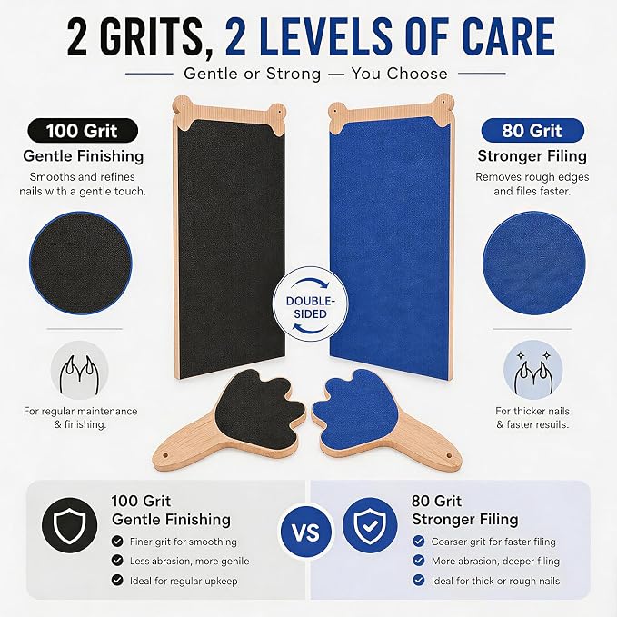 Dog Scratch Board Large Scratching Pad Multi-Functional Trimming Tool Alternative to Dog Nail Clippers and Pet Grinders Pet Nails Care for Dogs&Cats,Interactive Grooming Tool
