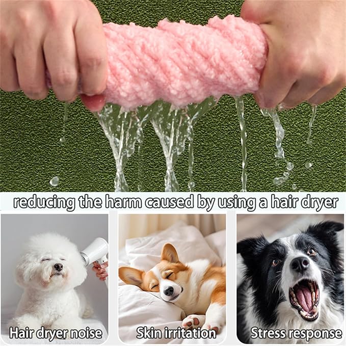Pet Towel Dog Bath Towels for Drying Dogs,Microfiber Absorber Towel Dog Grooming Gloves for Cats Quick Drying Puppy Towel Gloves Small 2 Pack (10.6X8.2in)