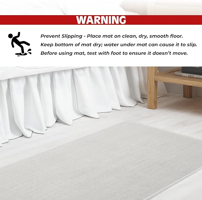 Cotton Paradise 100% Cotton Turkish Bathmat Rug, Soft Absorbent Quick Dry Non Slip, 20x34 Bathmat Rug, Silver Grey