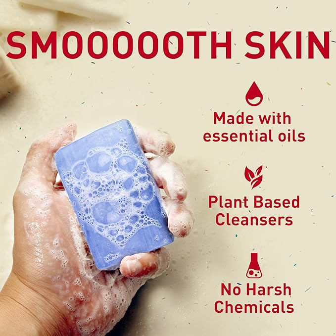 Old Spice Premium Bar Soap, Seas The Day Eucalyptus and Coconut Cream Scent, With Plant Based Cleansers, 5.0 oz (Pack of 6)