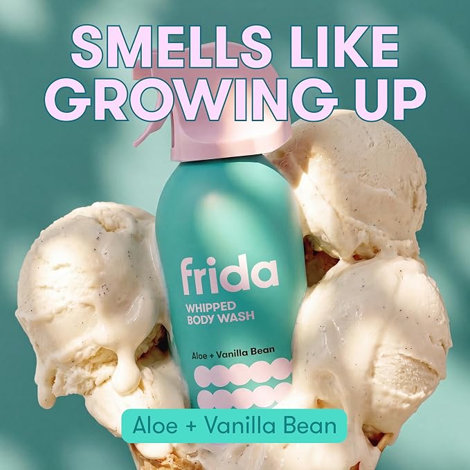 Frida for Kids Whipped Body Wash for Kids, Foaming Wash, 7 oz