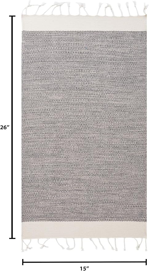 BAY LAUREL Turkish Hand Towel – Pack of 2 | Soft & Absorbent Decorative Towels for Bathroom, Hand, Face, Hair, Gym, Yoga, SPA, Kitchen & Tea | Boho Decor (Beige, Diamond 15x26 Inches (Set of 2)