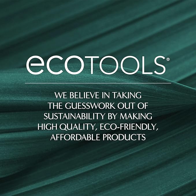 EcoTools EcoPouf Bath Brush, Loofah Brush for Bath & Shower, Made with Long Handle & Recycled, Soft Netting for Gentle Exfoliation, Back Brush for Men & Women, Eco-Friendly & Cruelty-Free, 1 Count