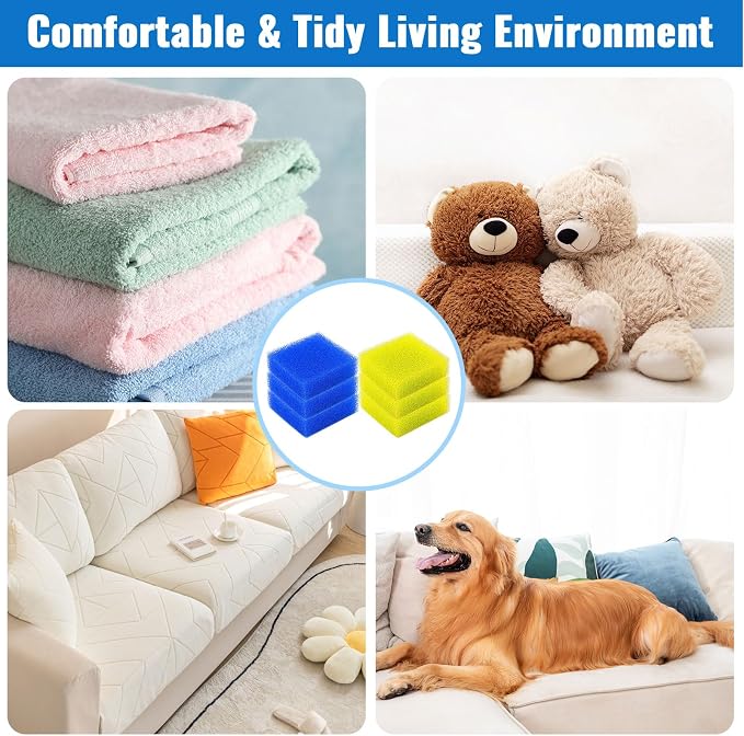 6PCS Pet Hair Remover for Laundry Reusable, Hair Catcher for Washing Machine, Dog & Cat Fur Remover Tool, Lint Remover Balls Washer Dryer for Clothes, Blankets, Safe for All Fabrics