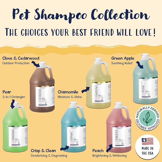 Bobbi Panter Outdoor Dog Shampoo Citronella, Cedarwood & Lavender – Protective Natural Formula for Outdoor Exposure, Cleanses & Soothes Skin, Tear-Free, 20:1 Concentrate, Made in USA, 1 Gallon