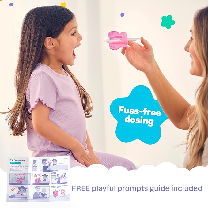 Playhouse MD Ultimate Cough and Cold Bundle – 5-in-1 Kit with Forehead & Ear Infrared Thermometer, Baby Nasal Aspirator & Nasal Bulb, Medicine Syringe Pacifier Dispenser | Toddler & Baby Essentials