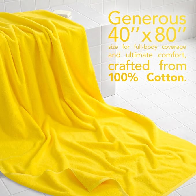 American Soft Linen 100% Cotton Luxury Turkish Towels, 40x80 XL Bath Sheet | Soft Absorbent Quick Dry OEKO Tex Standard 100 Certificated Durable Machine Washable Breathable Premium Hotel Quality