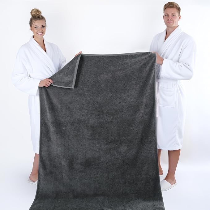American Soft Linen 100% Cotton Luxury Turkish Towels, 40x80 XL Bath Sheet | Soft Absorbent Quick Dry OEKO Tex Standard 100 Certificated Durable Machine Washable Breathable Premium Hotel Quality