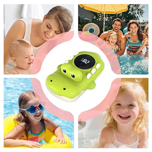 Bathtub Temperature Gauge Kids | Crocodile Water-Spraying Tub LED Display Measure Toy,Bath Temperature Gauge | for Nursery Home Pool Spa Hotel Swimming