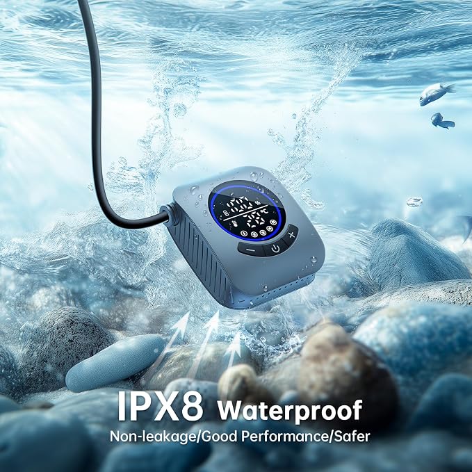 IGRL Portable Shower - 8000mAh Rechargeable Camping Shower Pump with Bath Sponge, 4 Spray Modes, IPX8 Waterproof, Ideal for Outdoor Camping, Travel, Car Washing, Pet Bathing, and Watering Plants