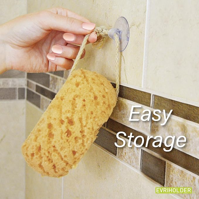GROOVI BEAUTY Foam Body Sponge for Exfoliating Large Scrubber for a Relaxing Shower or Bath, Pack of 2
