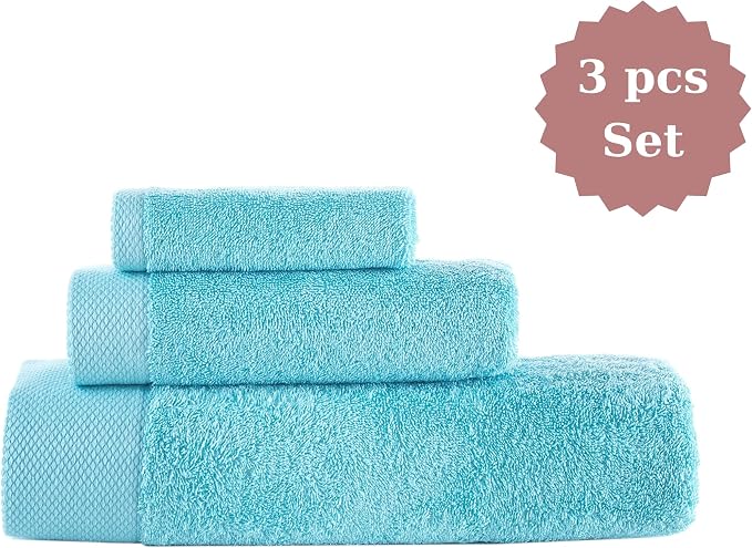 Personalized Towels - Customized Turkish Bath Sheet Oversized - Custom Cotton Towel - Monogrammed Towels with Initials Name Embroidery (Sea Glass, Bath Sheet Oversized 1pc)
