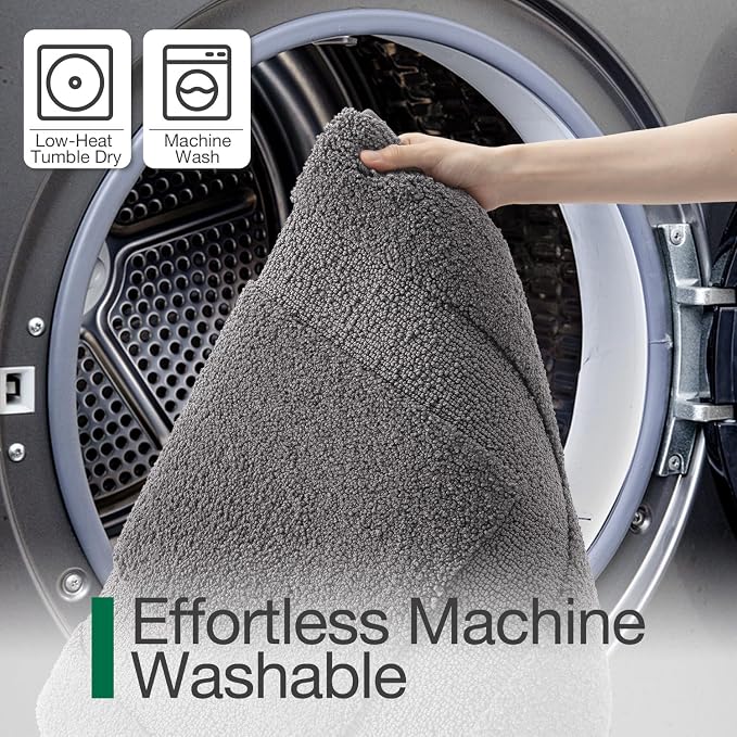 LUMI Ultra Soft Bathroom Rugs Non Slip with Rubber Backing, Absorbent Washable Bath Mat Quick Dry, Upgraded Premium Microfiber Plush Carpet for Bathtub and Shower Floor, Dark Grey, 20x32