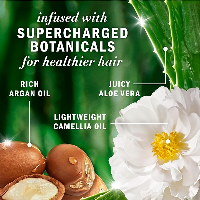 Herbal Essences Argan Oil Repair Shampoo & Conditioner Set, Moisturizes & Smoothes, Paraben-Free, Color-Safe, pH-Balanced, Citrus Scent, 20.2 Fl Oz, 8-Pack