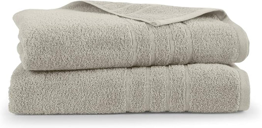 Martex 2-Pack Ultimate Performance Bath Sheet Set, New Sand, 33" x 65" | 100% Cotton, Extra Large Bath Towels, Super Absorbent, Low-Linting, Supersoft