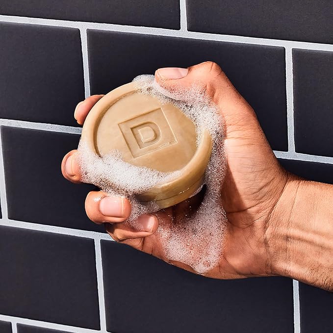 Duke Cannon Supply Co. Bar Soap Puck - Men's Rounded Bar Soap with Masculine Scents - Disc-Shaped Mens Soap - Hydrating & Deep Cleaning - All Skin Types - Sawtooth, 5 oz