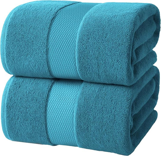 Infinitee Xclusives Jumbo Bath Sheets Towels for Adults – 600 GSM (35X70 Inches)– 100% Ring Spun Cotton, Soft and Absorbent Large Bath Towels for Bathroom