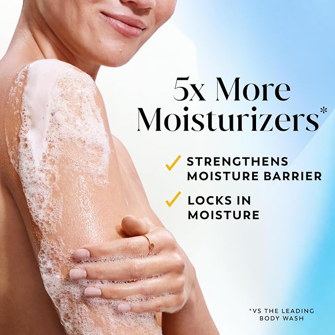 Olay Body Wash for Women, Ultra Moisture, Renews Extra Dry Skin, 24/7 Moisture Barrier Repair, Hydrating Formula for Visibly Healthy Soft Skin, Vitamin B3 & Hyaluronic Blend, All Skin Types, 35 fl oz