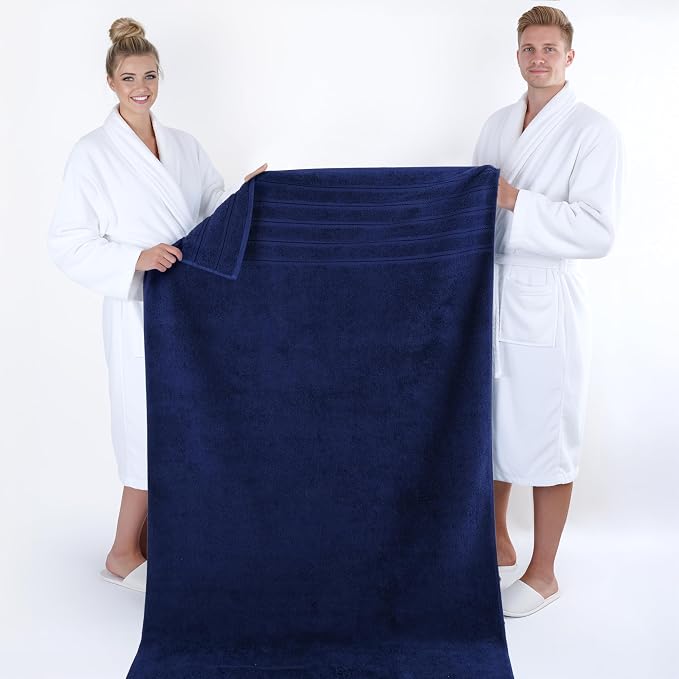 American Soft Linen 100% Cotton Luxury Turkish Towels, 35x70 XL Bath Sheet | Soft Absorbent Quick Dry OEKO Tex Standard 100 Certificated Durable Machine Washable Breathable Premium Hotel Quality