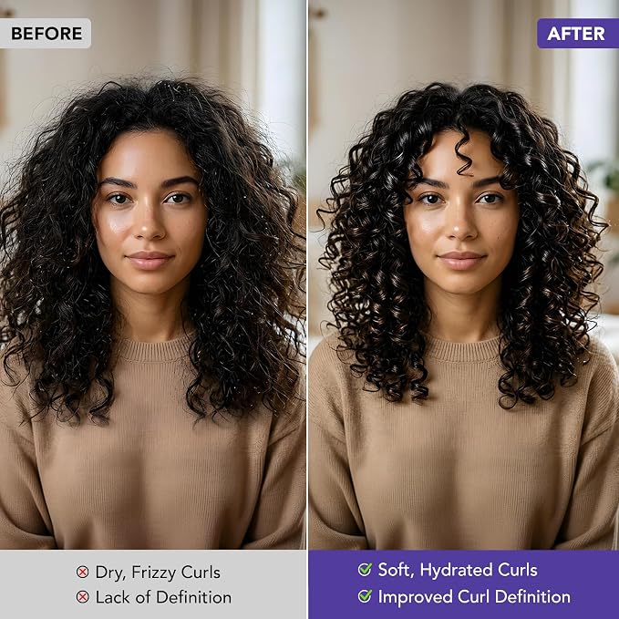 Botanic Hearth Curly Hair Shampoo And Conditioner Set For Curly Hair | Detangle, Define & Enhance Curls | With Jojoba Oil & Vitamin E | Sulphate Free | 16 Fl Oz X 2