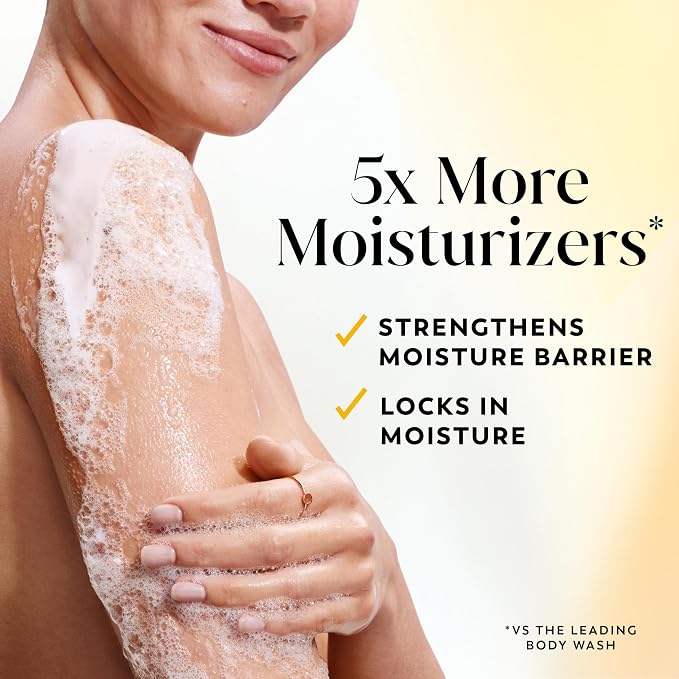 Olay Body Wash for Women, Ultra Moisture, 24/7 Moisture Barrier Repair, Hydrating Formula for Visibly Healthy Soft Skin, Vitamin B3 & Hyaluronic Blend, All Skin Types, Vanilla Creme Scent, 22 fl oz
