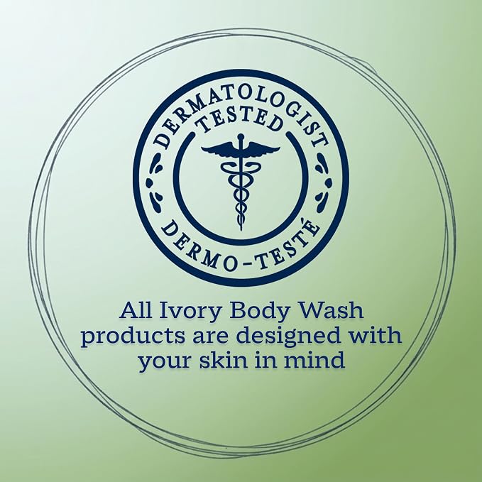 Ivory Gentle Body Wash, Designed for the Whole Family, Free of Dyes Heavy Perfumes Parabens Phthalates & Silicones, Aloe Scent, 35 oz