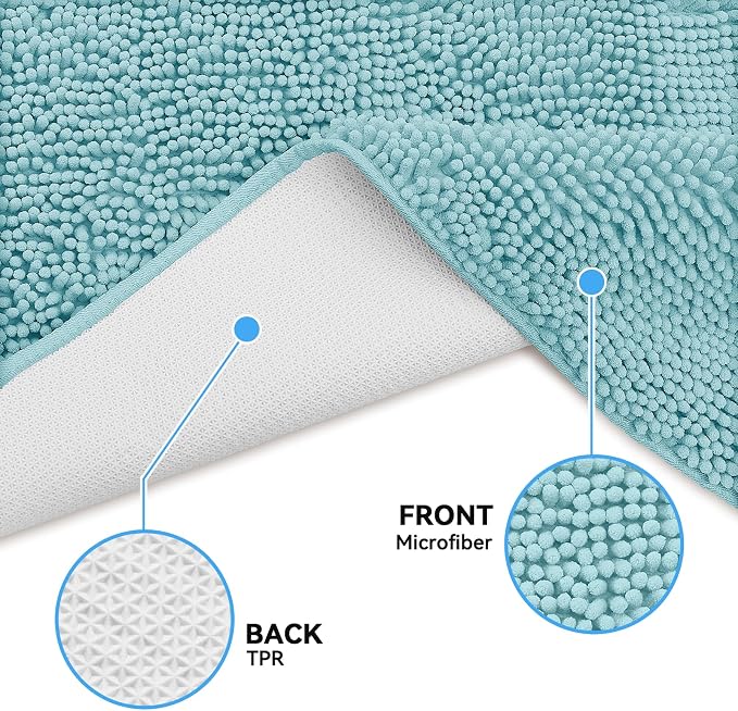 Bcoimo Super Absorbent Dog Door Mat, 30"*20" Anti Slip Mat for Muddy Paws, Pet Rugs for Dirty Paws Washable that Absorbs Moisture and Dirt, for Dog Cage and Pet Resting Carpet