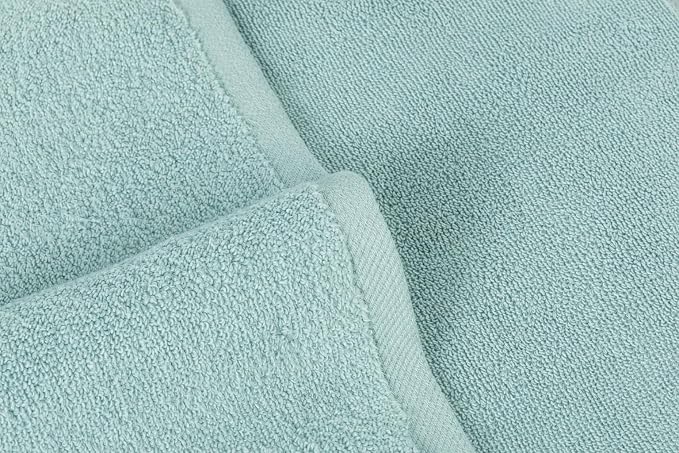 SALBAKOS 100% Turkish Cotton Jumbo Bath Sheet Towel Oversized 40x80 inch | Premium Hotel & Spa Quality, Soft, Absorbent, XL Bath Towels | Made in Turkey (Pack of 1) (Seafoam Green, Jumbo Bath Sheet)