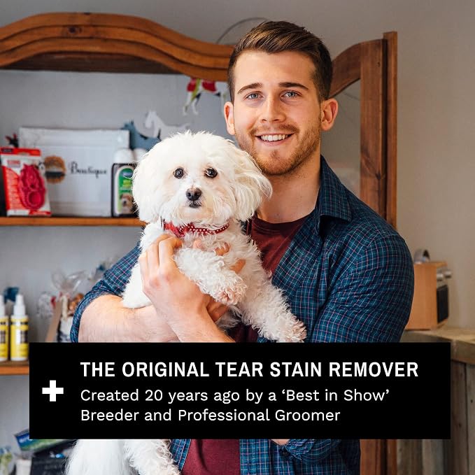Eye Envy Tear Stain Facial Cleanser for Dogs and Cats. Washes Away Crusty Eye Debris, Eye Boogers, Eye Discharge. Tearless Foaming Formula. Cleans Tear Stains. All-Natural. 1 US Gallon