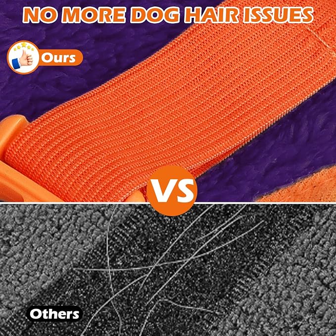 EXPAWLORER Soft Dog Bathrobe with Hood, Super Absorbent & Quick-Drying Dog Towels, Cozy Drying Coat for After Bath,Swimming, Purple XL