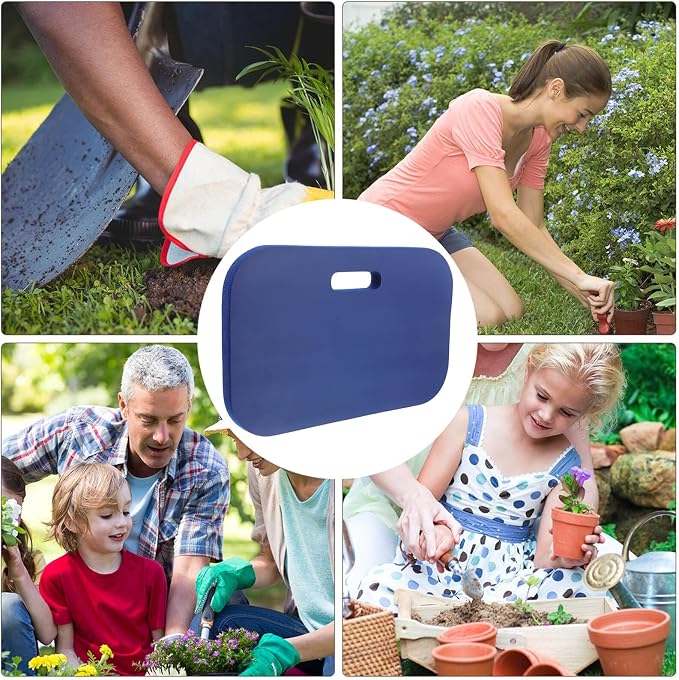 VICASKY Waterproof Garden Kneeling Pad Nbr Thick Cushion for Gardening and Bath Kneeler Blue High Resilience Outdoor Protective Kneeling Cushion