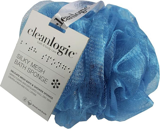 Clean Logic Silky Mesh Bath & Shower Sponge