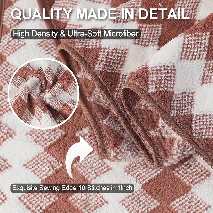 Bath Towel Set 4 Pack-35x70 Towel,Extra Large Bath Sheet Ultra Soft Bathroom Towel Set Microfibers Bath Towel,Highly Absorbent Quick Dry Oversized Towels Spa Hotel Luxury Shower Towels,Brown