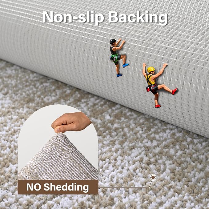 70x24 Long Bathroom Rugs Washable Non Slip, Bath Mat for Bathroom Floor Tub, Soft Absorbent Quick Dry Mats for Shower,Bathtub,Home Decor（Greige）