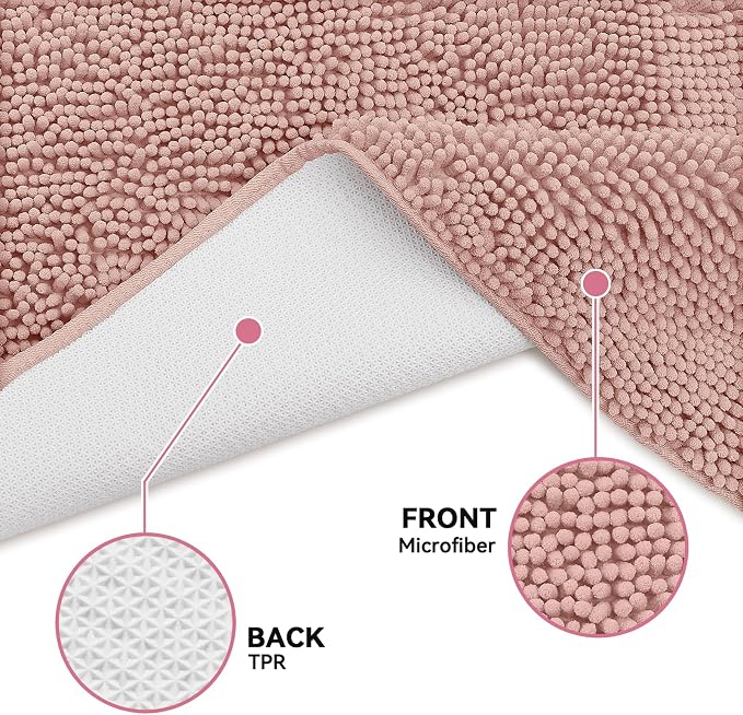 Bcoimo Super Absorbent Cat Door Mat, 24"*17" Anti Slip Mat for Muddy Paws, Pet Rugs for Dirty Paws Washable that Absorbs Moisture and Dirt, for Cat Cage and Pet Resting Carpet