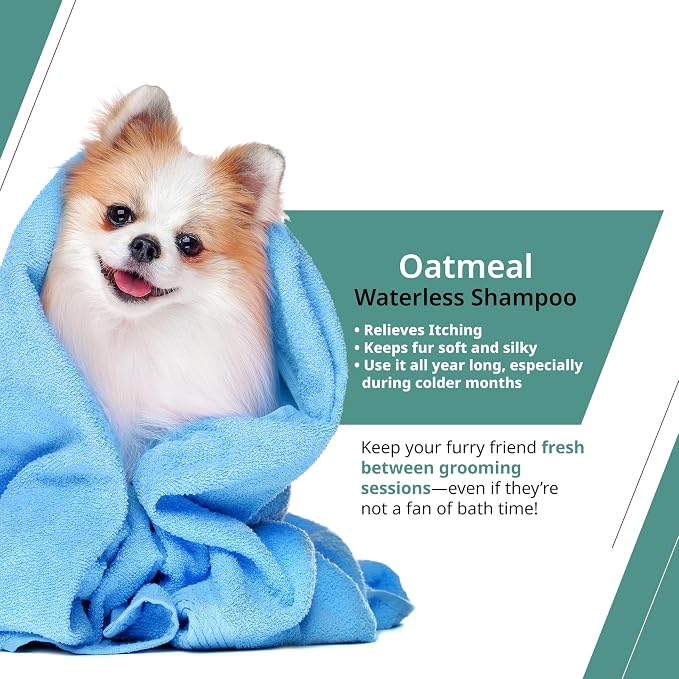 210mL Waterless Oatmeal Dog Shampoo