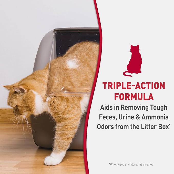 Nature's Miracle Litter Box Deodorizer, 20 Ounces, Litter Deodorizing Powder, Cat Odor Control Formula