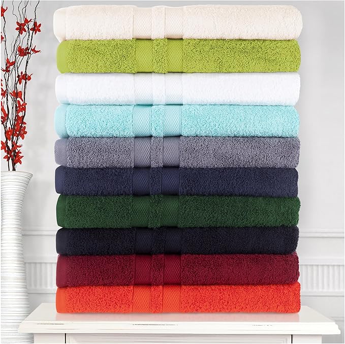 Superior Ultra-Soft 2-Piece Cotton Bath Sheet Set, Perfect for Bathroom Decor, Shower, Spa, Gym, Guest Room, Home Essentials, Daily Use, Soft, Absorbent, Oversized Body Towels - Navy Blue