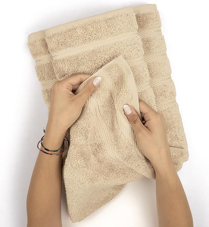 American Soft Linen 100% Cotton Luxury Turkish Towels, 3 Piece Towel Set | Soft Absorbent Quick Dry OEKO Tex Standard 100 Certificated Durable Machine Washable Breathable Premium Hotel Quality